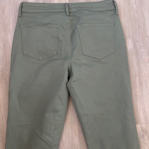 NYDJ Marilyn Ankle with Fray Hem in Cool Embrace Lily Pad - 8T - Picture 5 of 8